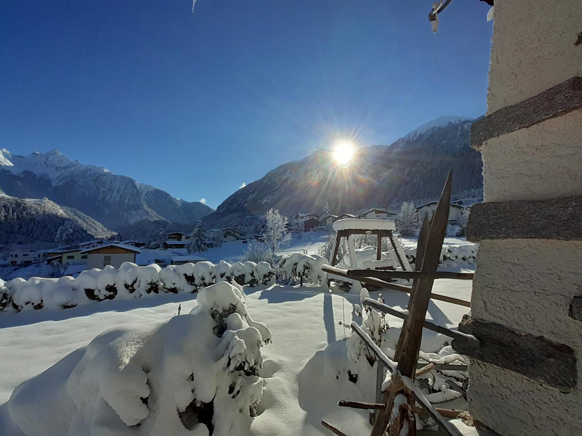 Ferienhaus Ötztal-Lodge Sautens Exterior foto